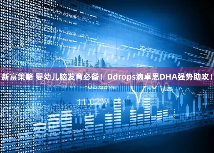 新富策略 婴幼儿脑发育必备！Ddrops滴卓思DHA强势助攻！